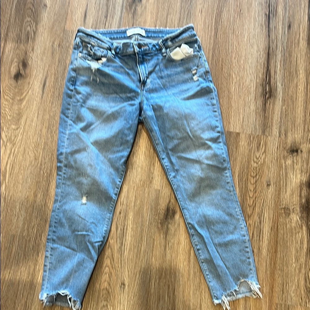 Abercrombie & Fitch Super Skinny Ankle Mid Rise